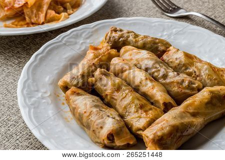 Turkish Dolma Lahana Sarmasi / Cabbage Rolls.