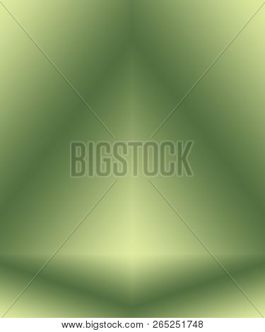 Abstract Blur Empty Green Gradient Studio Well Use As Background, Website Template, Frame, Business 