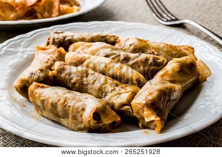 Turkish Dolma Lahana Sarmasi / Cabbage Rolls.