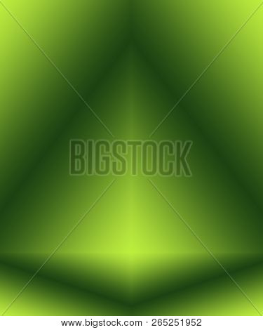 Abstract Blur Empty Green Gradient Studio Well Use As Background, Website Template, Frame, Business 