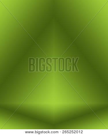 Abstract Blur Empty Green Gradient Studio Well Use As Background, Website Template, Frame, Business 