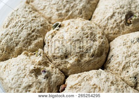 Round Halva / Helva With Pistachio / Kurek Helvasi