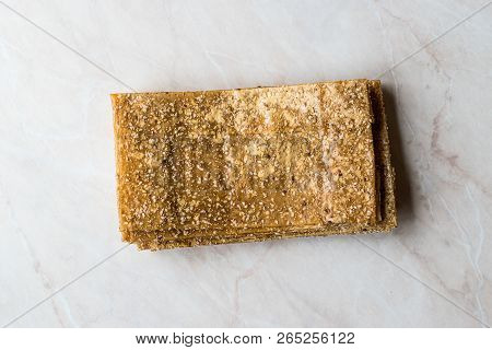 Turkish Pestil / Dried Fruit Pulp With Sesame And Walnut / Churchkhela
