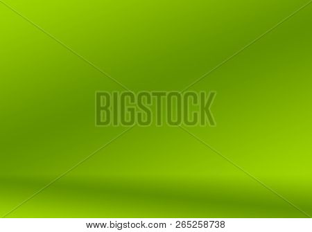 Abstract Blur Empty Green Gradient Studio Well Use As Background, Website Template, Frame, Business 