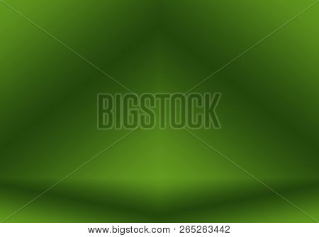 Abstract Blur Empty Green Gradient Studio Well Use As Background, Website Template, Frame, Business 
