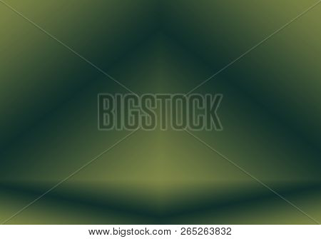 Abstract Blur Empty Green Gradient Studio Well Use As Background, Website Template, Frame, Business 