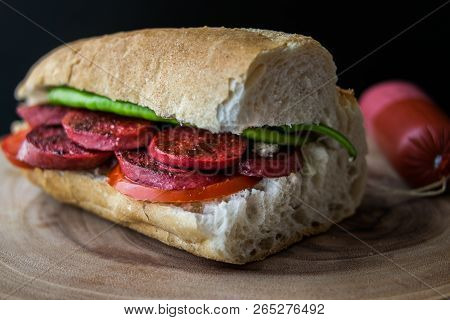 Sucuk Ekmek / Sausage In Bread