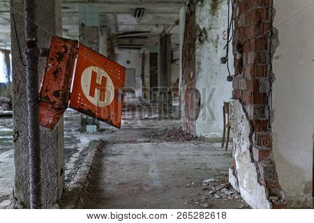 A Old, Decay, Chemical Teaching Buildung In The Czech Republic