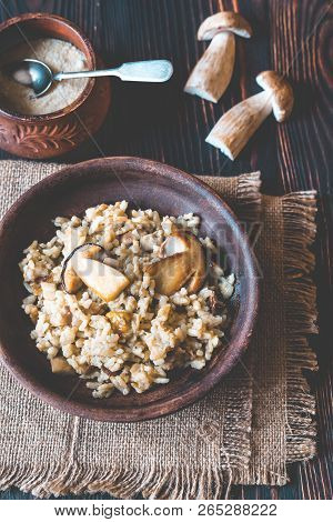 Risotto With Porcini Mushrooms