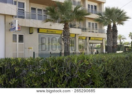 Costa Blanca - 26 Oct 2018 : Cala Del Mosca, South Of Torrevieja In Spain