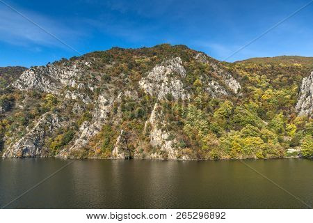 Amazing Autumn Ladscape Of The Krichim Reservoir, Rhodope Mountains, Plovdiv Region, Bulgaria
