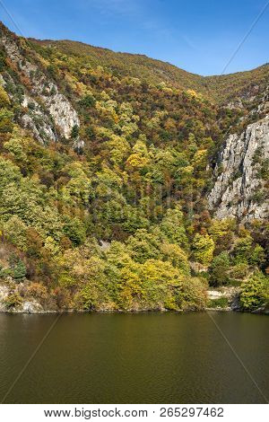 Amazing Autumn Ladscape Of The Krichim Reservoir, Rhodope Mountains, Plovdiv Region, Bulgaria