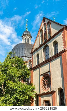 The Neumunster Collegiate Church In Wurzburg - Bavaria, Germany