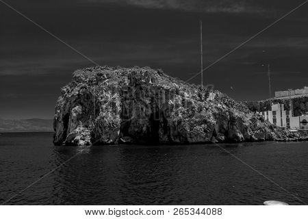 Houcima Beach And Waves And Rocks