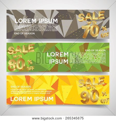 Sale Tags Discount Abstract Geometric Diagonal Concept