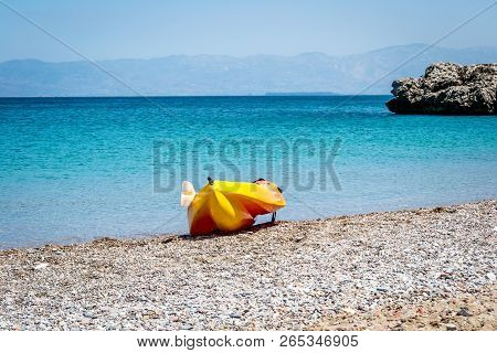 Houcima Beach And Waves And Rocks