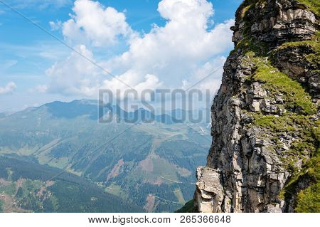 Beautiful Landscape Of The Austrian Alps, Europe.