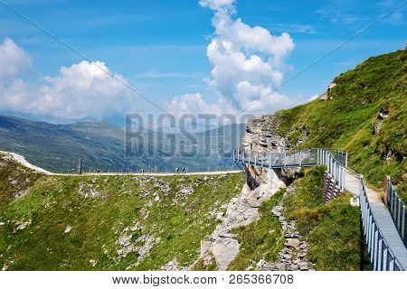 Beautiful Landscape Of The Austrian Alps, Europe.