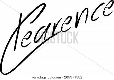 Clearence Text Sign Illustration