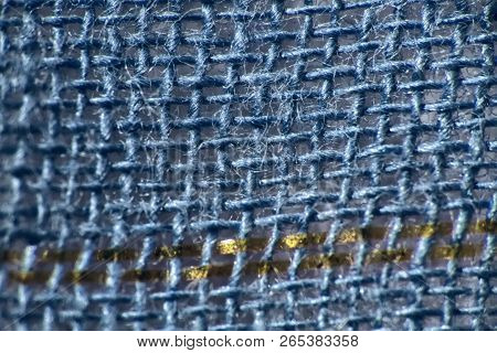 Macro Backgrounds Of Natural And Artificial Fabric