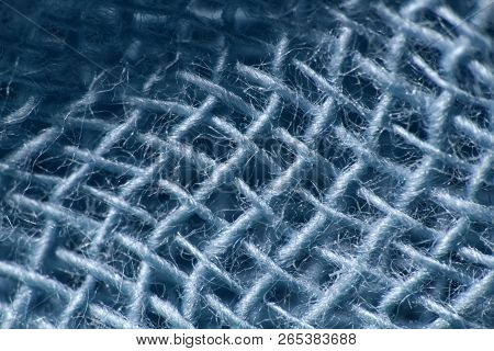 Macro Backgrounds Of Natural And Artificial Fabric