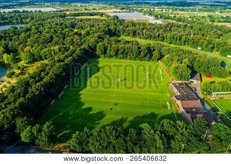 Aerial View From The Sport Center Of Horst Of The Netherlands