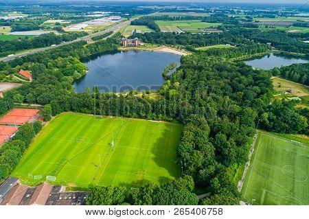 Aerial View From The Sport Center Of Horst Of The Netherlands