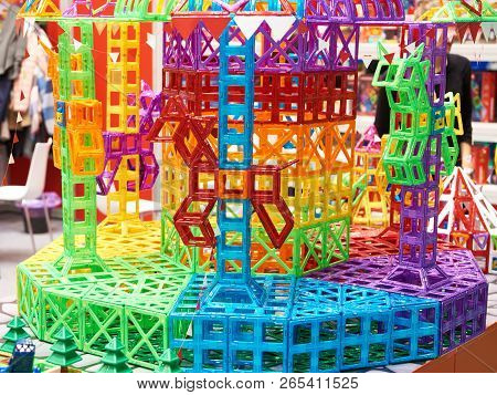 The 3d Childrens Meccano From Plastic Parts