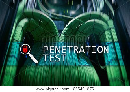 Penetration Test. Cybersecurity And Data Protection. Server Room