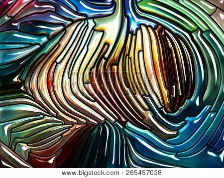 Lights Of Iridescent Glass