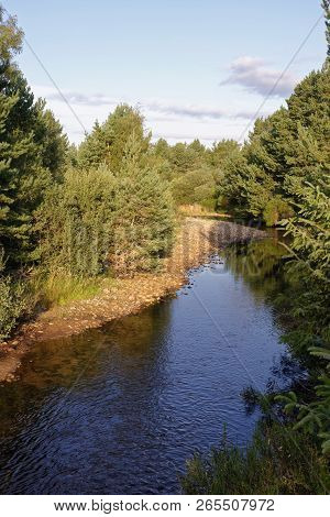 Forest Stream Abhainn Ruigh-eunachan 
East Of Loch Morlich, Rothiemurchus Forest, Cairngorms, Scotla