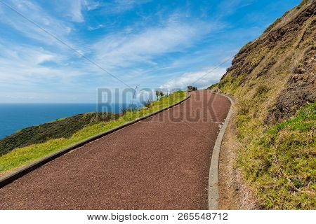 Scenic Views Of Beautiful Landscape At Cape Reinga In New Zealand