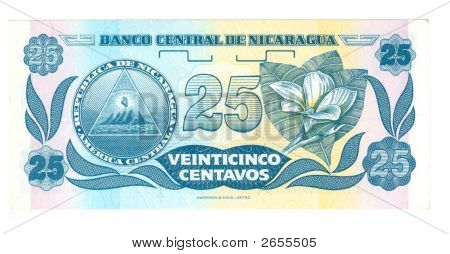Bill 25 centavo da Nicarágua