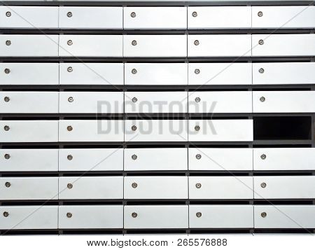 Furniture Background No Lebel Locker Mailbox In Business Office