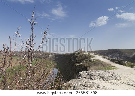 The Monastery By Butuceni In The Republic Of Moldova.