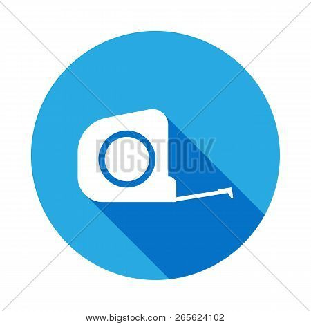 Roulette Icon With Long Shadow. Elements Of Constraction Icon With Long Shadow. Signs And Symbols Co