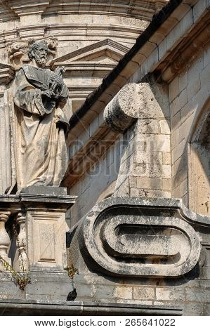 Cathedral Of The Assumption In Dubrovnik, Croatia, Originated In The 12th Century, Destroyed In The 