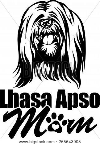 Animal Dog Lhasa Apso 5T6Yfv Mom.eps