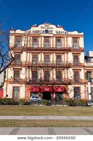 Fábrica de charutos de HAVANA-janeiro 11:Partagas janeiro 11,2011 em 1845 de Havana.Since, o cubano produzido P