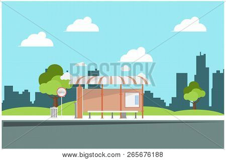 Illustration Of Activities In The Park During The Day, Vector Illustration