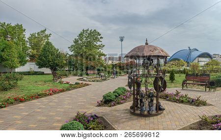 Garden Of Forged Sculptures In Yuzhny City, Ukraine