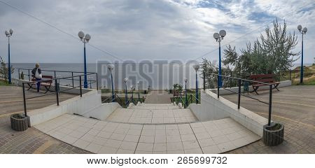 Seaside Park In Yuzhny City, Ukraine