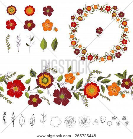 Objects Isolated On White Background.