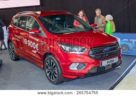 Tartu-september 29: Ford Kuga At The Tartu Motoshow On September 29, 2018 In Tartu, Estonia