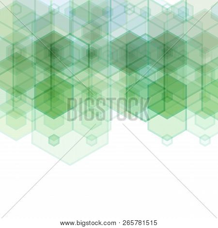 Vector Abstract Geometric Background. Template Brochure Design.