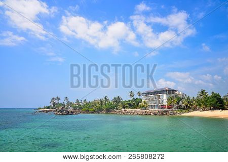 Building On The Shores Of The Indian Ocean In Sri Lanka