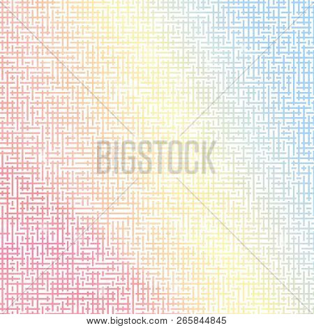 Colorful Mosaic Background Vector Eps10 Illustration. Red Blue Illustration