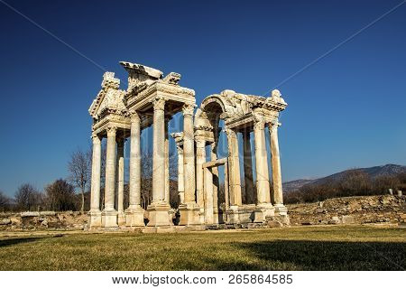 The Temple Of Aphrodite In Aphrodisias Turkey (aydin / Turkey)