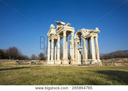The Temple Of Aphrodite In Aphrodisias Turkey (aydin / Turkey)