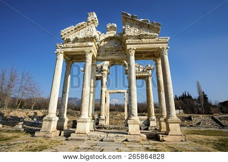 The Temple Of Aphrodite In Aphrodisias Turkey (aydin / Turkey)